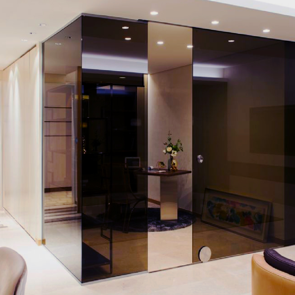 ประตูบานเลื่อนโชจิ shoji partition system ในโรงแรม Marriott