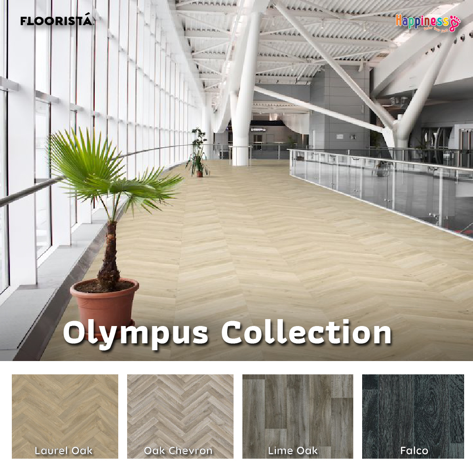 พื้นไวนิลพิมพ์ 3 มิติ Olympus Collection