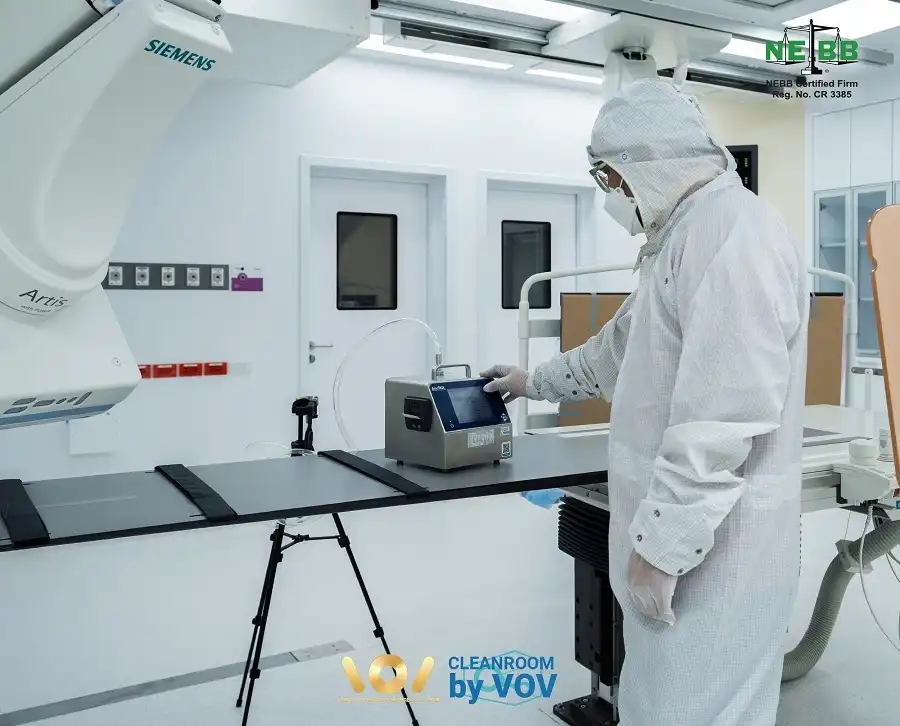 การวัดค่าอนุภาคในอากาศ (Airborne Particle Count Test) เพื่อจำแนก ISO Class ตามมาตรฐาน ISO 14644-1