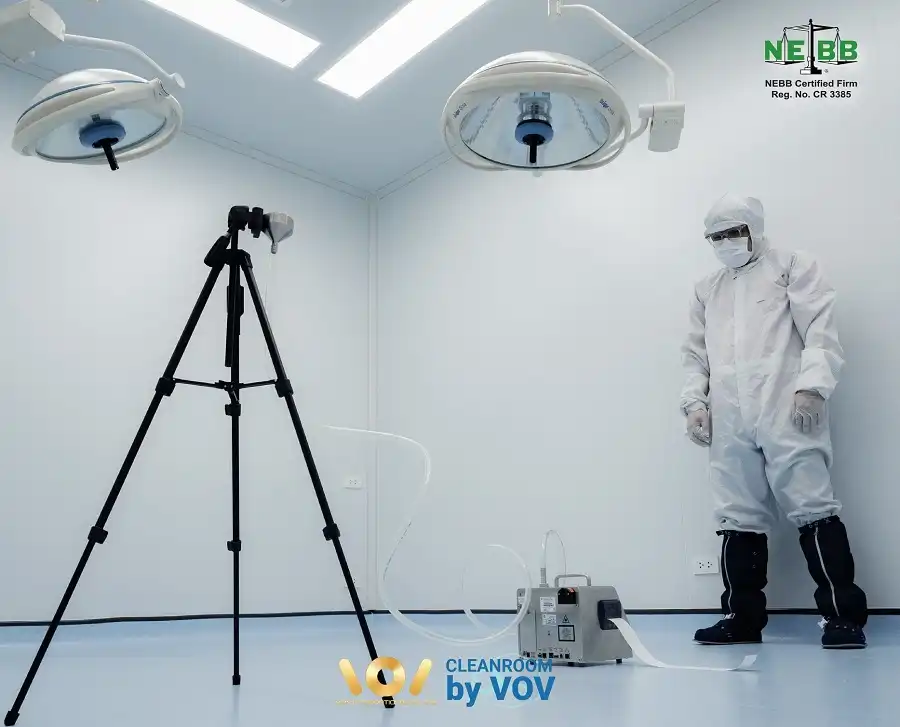 การวัดค่าไหลเวียนอากาศ (Airflow Velocity Test) ด้วย Capture Hood ตามมาตรฐาน NEBB CPT
