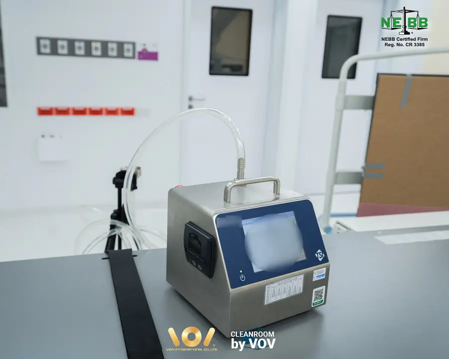Discrete Particle Counter (DPC) ใช้ตรวจวัดอนุภาค Aerosol หลัง HEPA Filter ใน Cleanroom Testing